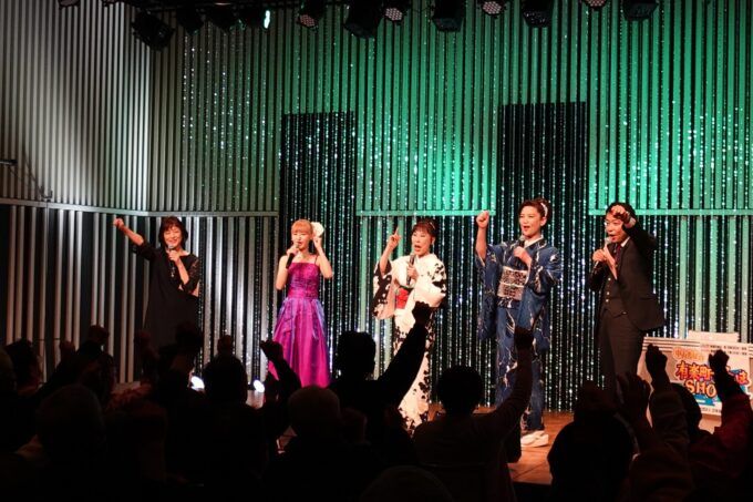 石川みゆきアナウンサー、望月琉叶、原田悠里、若山かずさ、中山秀征