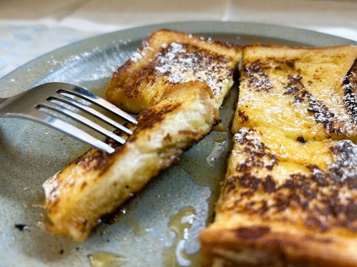 卵液を使わない『フレンチトースト』の作り方♡海外で話題のレシピが簡単＆激ウマでした！