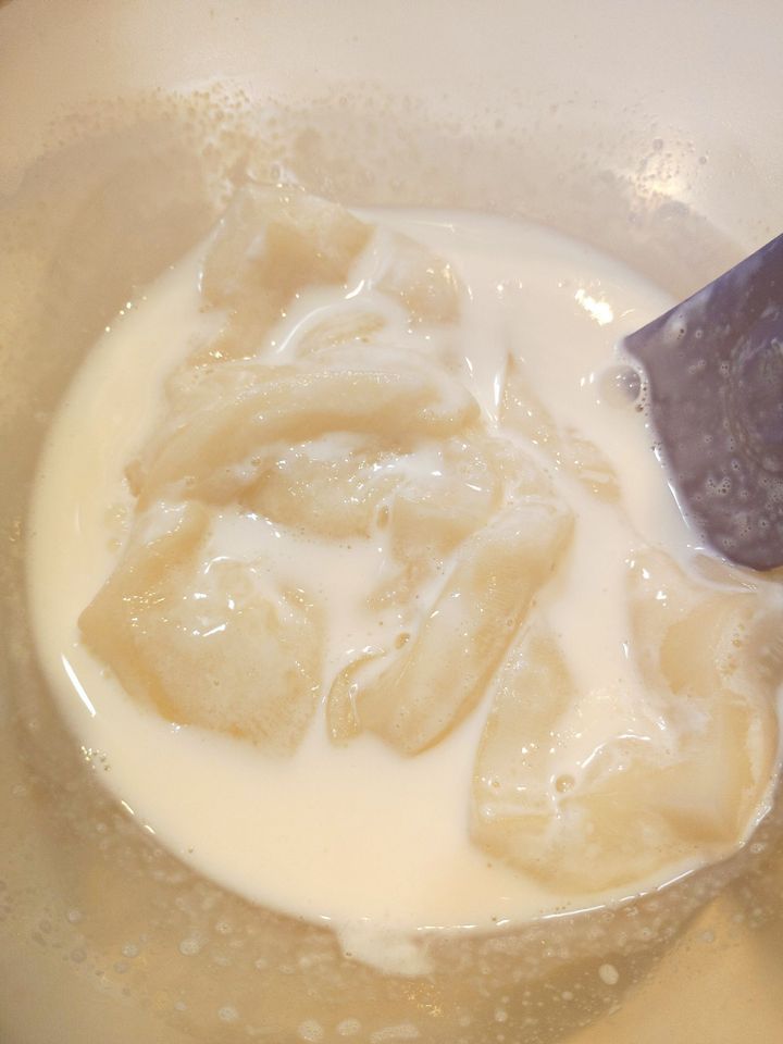 切り餅を加熱する