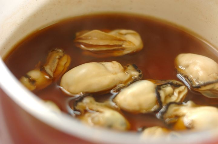 ふっくらおいしいカキご飯の作り方1