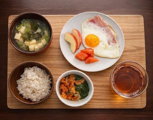 和食の朝ごはん