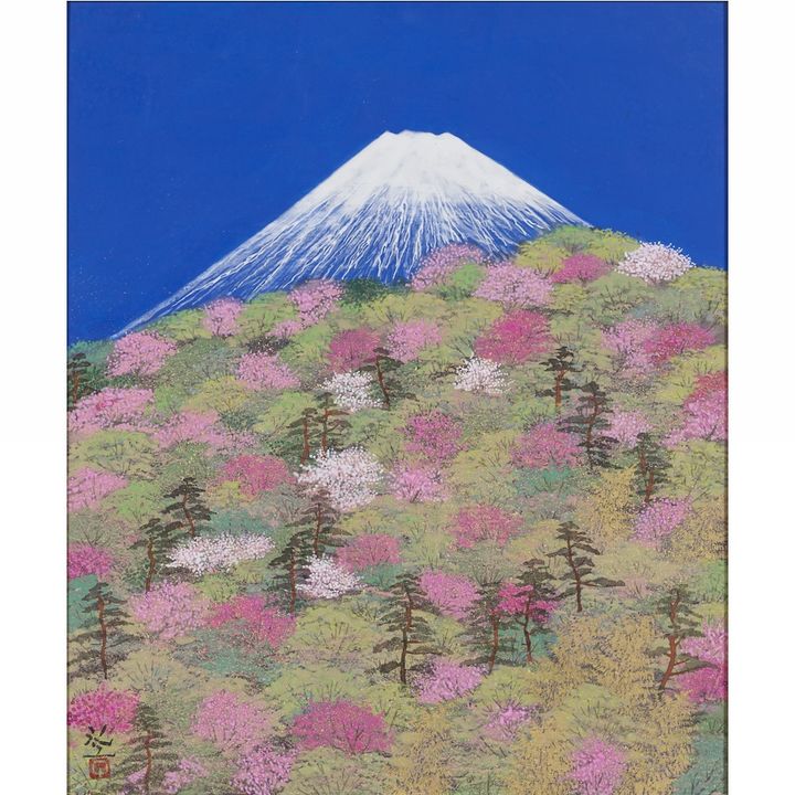 平松礼二《路・花嶽》 1990年頃