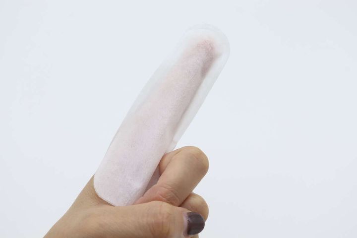 OC ウエットシート C 指に装着