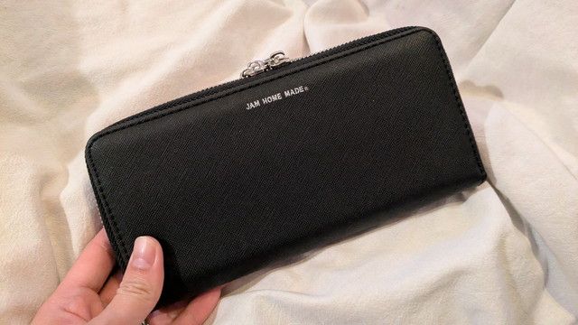 JAM HOME MADE 超仕分け財布 外側デザイン（ロゴ入りブラック）