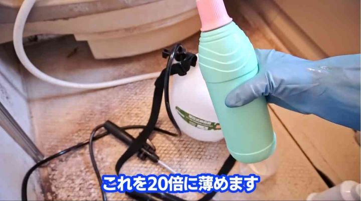 汚れ切ったお風呂掃除