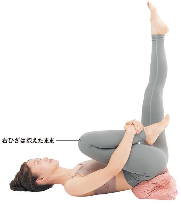 STEP2 左足を上に上げる （C）erica／KADOKAWA