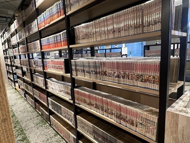 約8500冊ある漫画は読み放題！