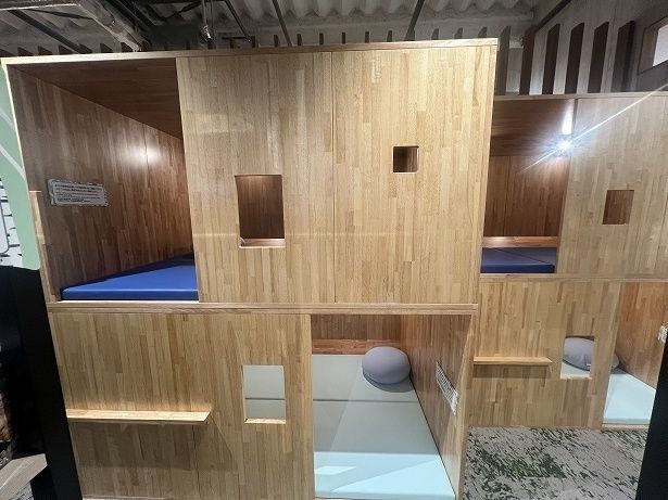 秘密基地のような休憩エリア