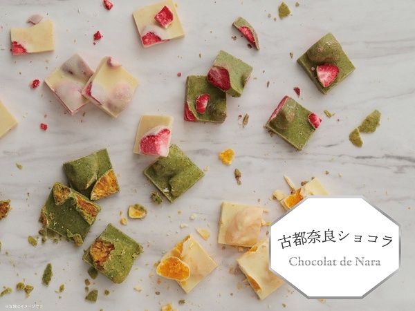 古都華や温州みかんなど、奈良県産の厳選素材を使用した「古都奈良ショコラ」発売！