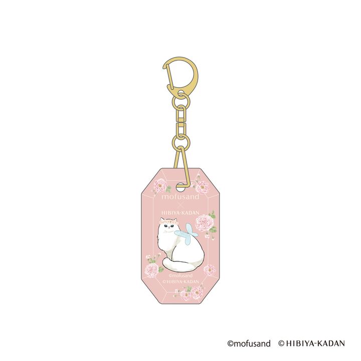 クリスタルキーホルダー［バラ］