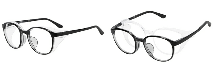 着脱可能なはめ込み式フードは特許出願中。フードをフレームに直接はめ込む構造にすることで、余分なパーツを使わず、すっきりとした見た目を実現。フレームとの隙間ができにくく、花粉の侵入をより防ぐ設計となっている。