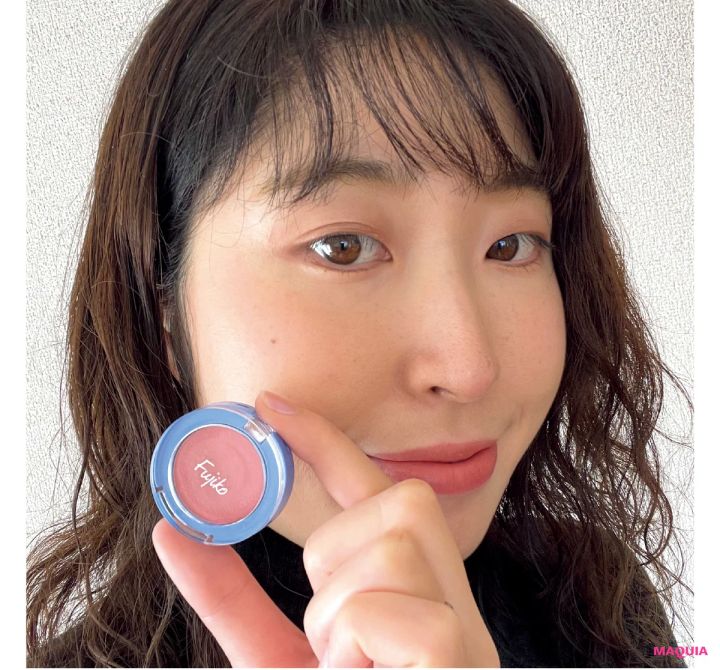 2月5日（木）発売 Fujikoどこでもチーク 仕上がり