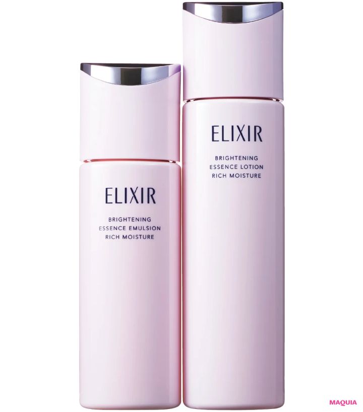 2月21日（土）発売 エリクシール ブライトニング ローション しっとりタイプ ca 同 エマルジョン しっとりタイプ ca