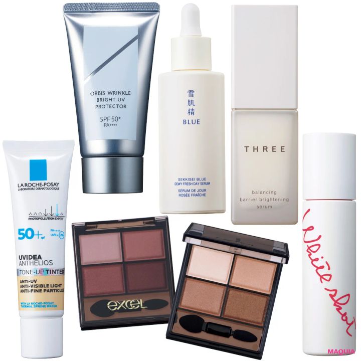 【新作コスメレビュー】ブライトニング化粧水や日焼け止め・UV下地、マットチークなど新製品をお試し！