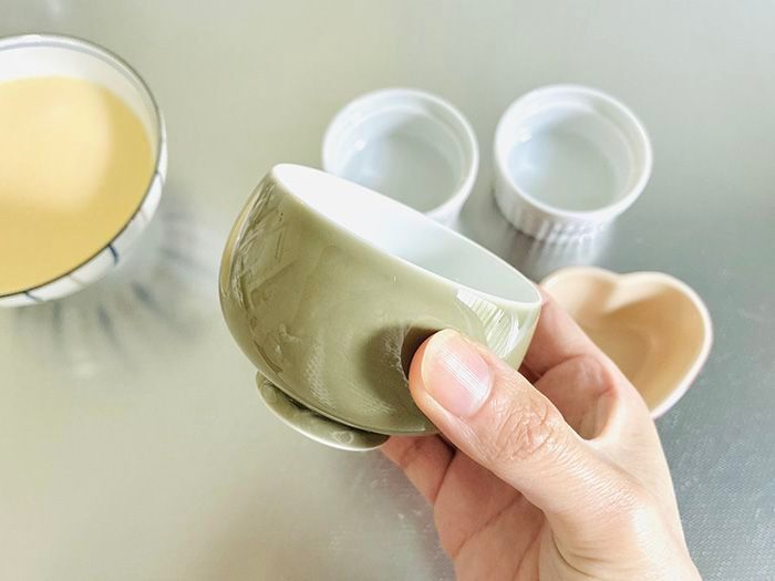 蒸し器もオーブンも使いません！『フライパン』で絶品プリンができちゃった♡【作ってみた】