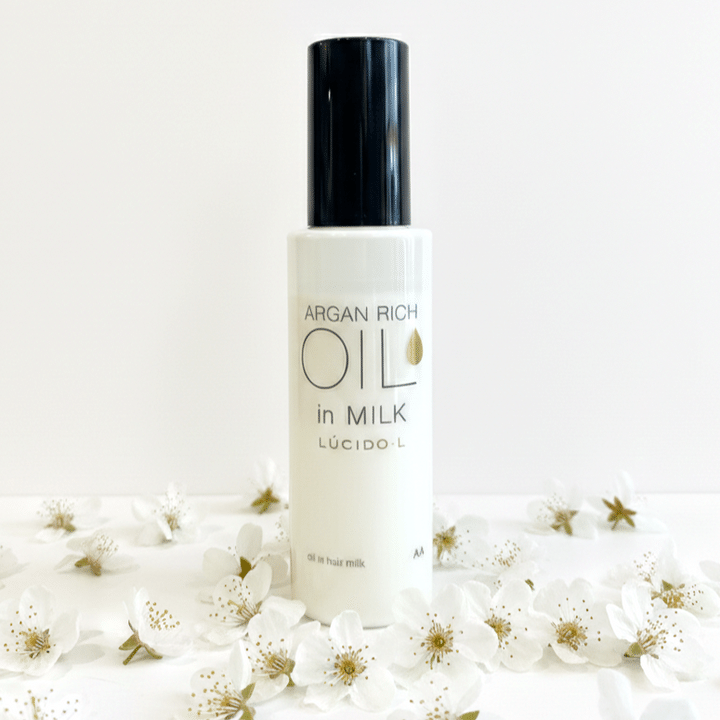 ルシードエルのオイルインヘアミルク。ヘアオイルが重く感じる人向けの軽やかなミルクケア