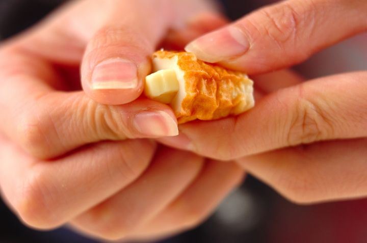 甘辛チーズちくわの下準備1