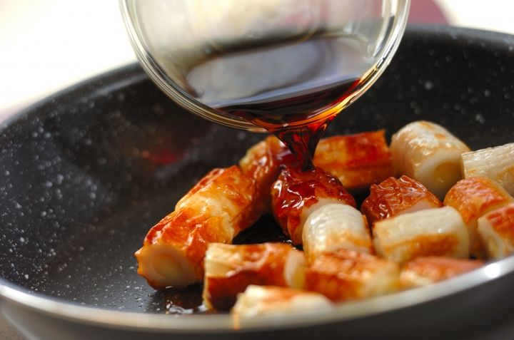 甘辛チーズちくわの作り方1