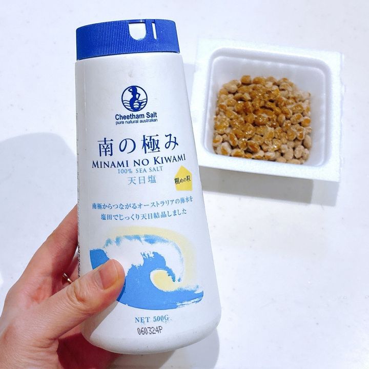 納豆に「塩」を入れる