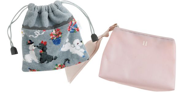 愛用ポーチはHer lip to ＆フェイラー