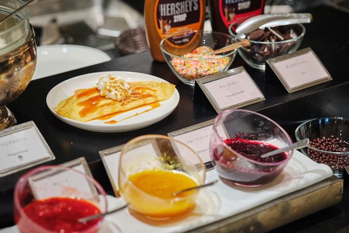 焼きたてのクレープは、約50種以上のカスタマイズが可能（イメージ）