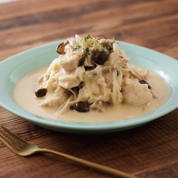 鶏むねカルボナーラ （C）にーよん／KADOKAWA