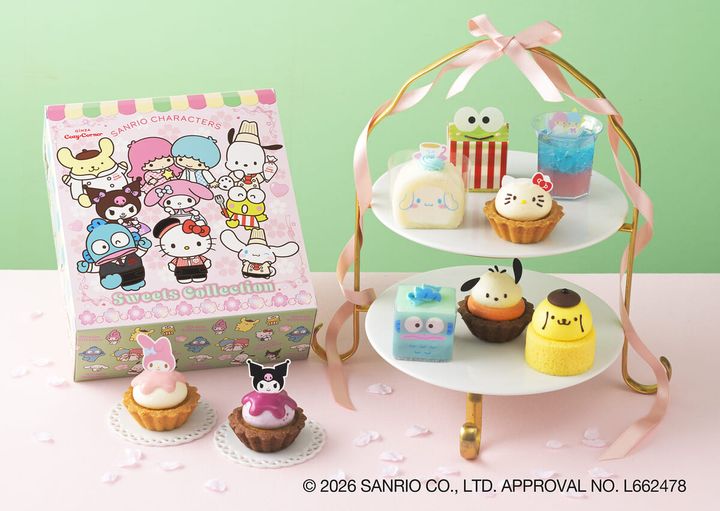 ＜サンリオキャラクターズ＞スイーツコレクション（9個入）02