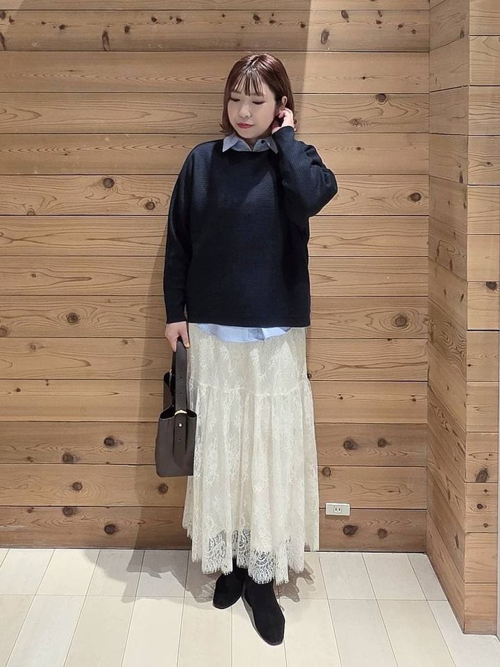 ブルーシャツコーデ4