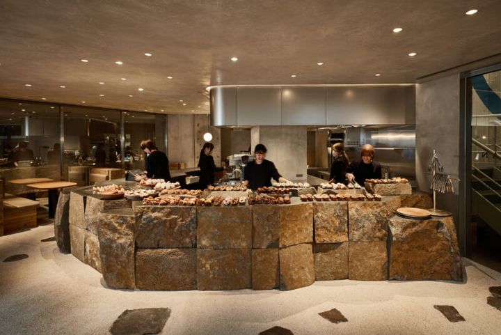 アマムダコタン カフェアンドベイク店内