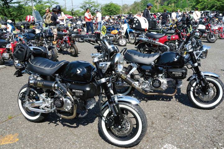 50ccから125ccへ。世代交代が加速する4ミニの祭典｜モンキーミーティングin多摩