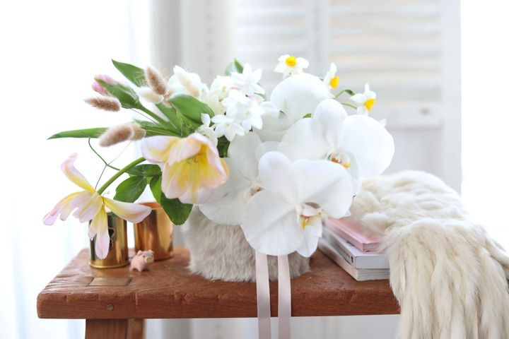 フェイクファーのアレンジ