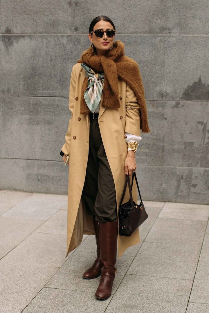 画像: ベージュを繋ぎ役にしてぼんやりするのを防止