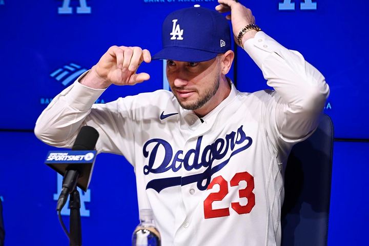 ドジャースに入団したカイル・タッカー（C）Getty Images