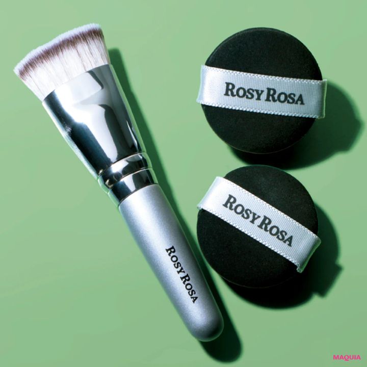 2026年おすすめ新作コスメ ロージーローザ マルチファンデブラシ＆パフ