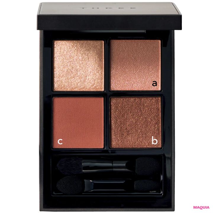 春新色でしたいトレンドメイク 与田祐希 THREE スターゲージングアイシャドウクアッド 09