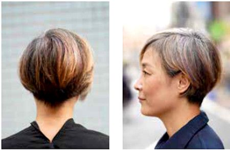ネオグレイヘア50代ショート（サイド・バック）大八木さん