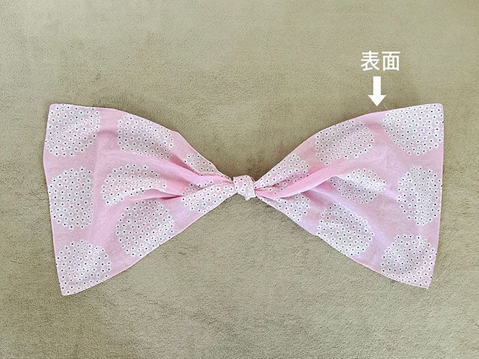 結んでちょこっと縫うだけ！『手ぬぐい1枚』でお散歩バッグができちゃった♪【簡単ハンドメイド】