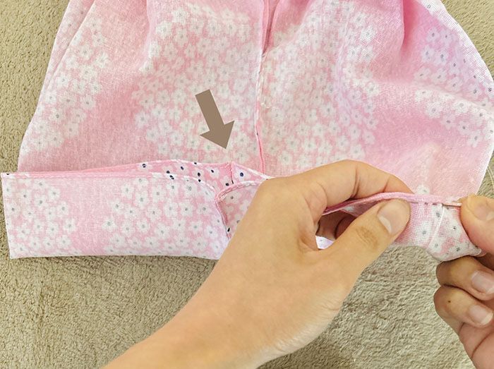 結んでちょこっと縫うだけ！『手ぬぐい1枚』でお散歩バッグができちゃった♪【簡単ハンドメイド】