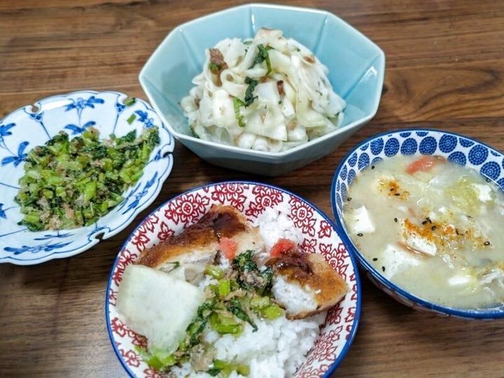 40代後半になり、ご飯もあっさり和食が落ち着きます