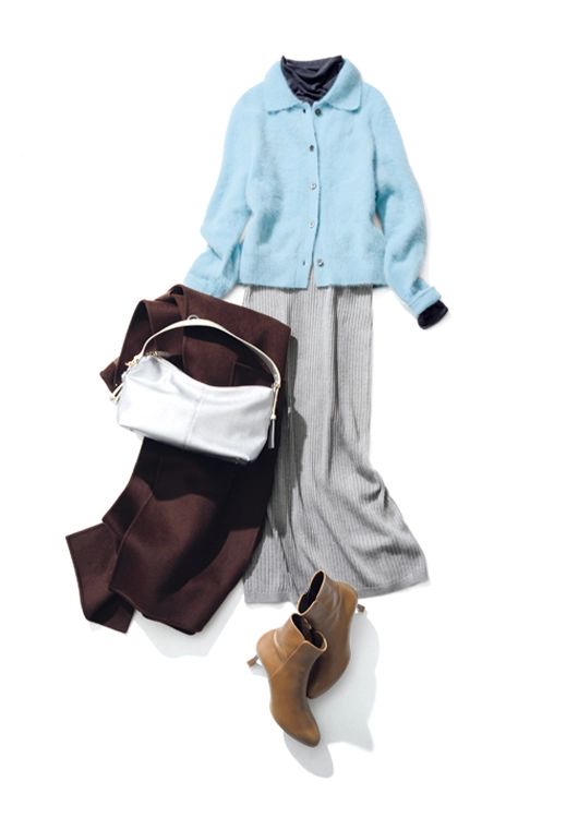 【毎日コーデ】体温調節のしやすいレイヤードで日帰り温泉へ