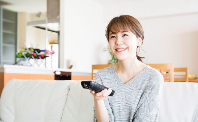 テレビを見ているイメージ