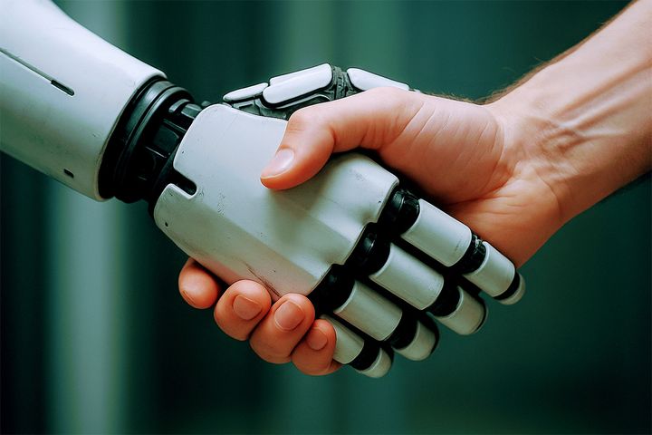 AIと人間のイメージ