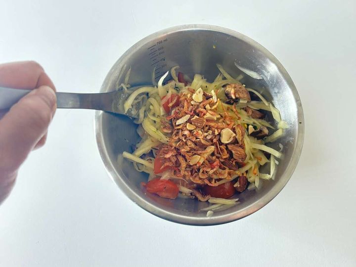 ダイソーのステンレスボウルでサラダボウルを作る