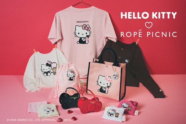 ROPE' PICNIC×ハローキティ新作でピクニックを彩る