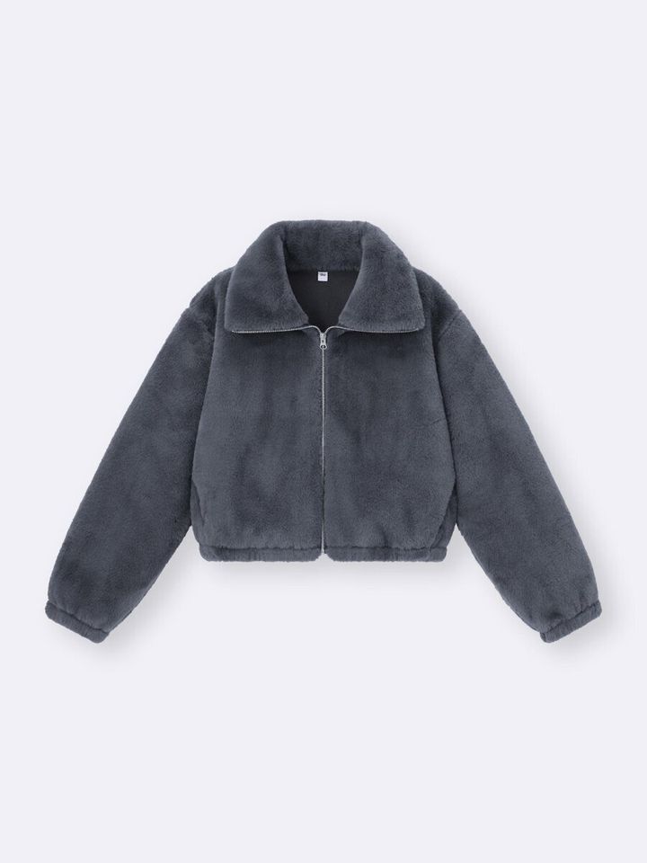 2026gu羽織り値下げフラッフィーブルゾン