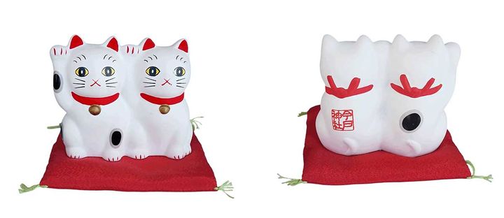 今戸神社の招き猫は、願いを託す“暮らしの相棒”