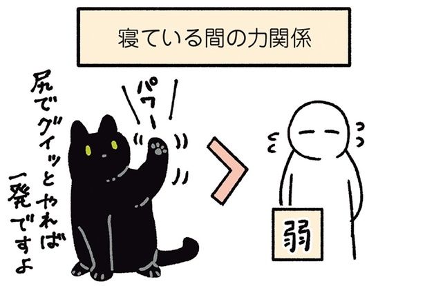 寝ている間の力関係 （C）AKR／KADOKAWA