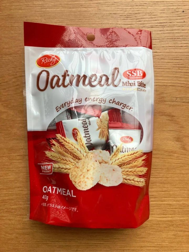 DAISO(ダイソー)：SSB オートミールミニバイト 40g