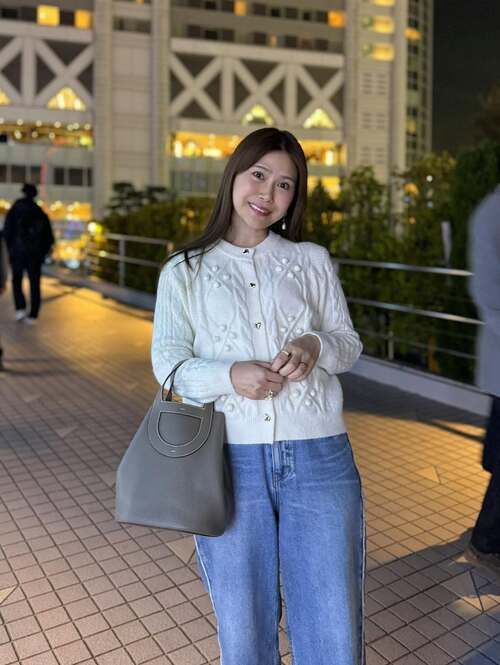 しまむらのアイボリーニット6