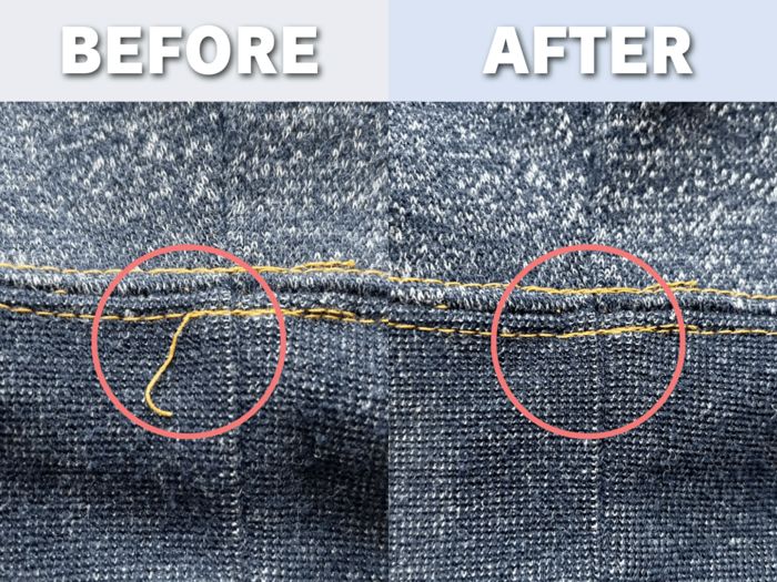 洋服の「ほつれ」切っちゃダメ！